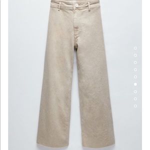 ZARA  The Marine Straight Jeans in Stone